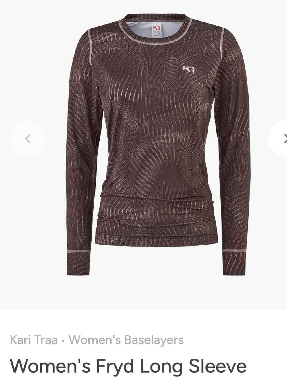 S - Kati Traa Fryd baselayer
